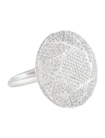 Pre-owned Ring 14k 1.77ctw Diamond Cocktail  In Multicolor