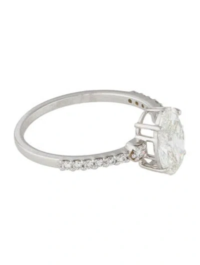 Pre-owned Ring 14k 1.77ctw Lab-grown Diamond Cocktail In Multi