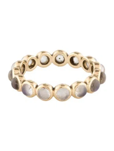 Pre-owned Ring 14k 1.77ctw Moonstone Eternity Band In Multi