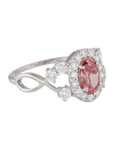 Pre-owned Ring 14k 1.79ctw Lab-grown Diamond Cocktail  In Multi