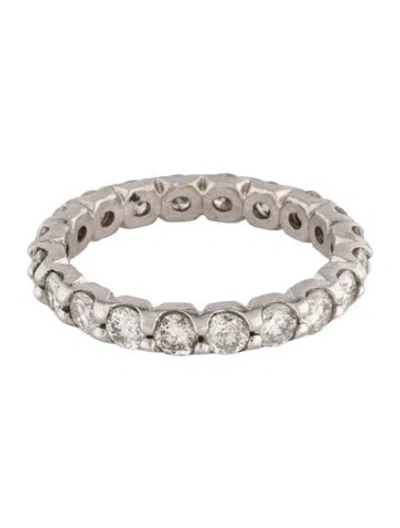 Pre-owned Ring 14k 1.80ctw Diamond Eternity Band In Multicolor