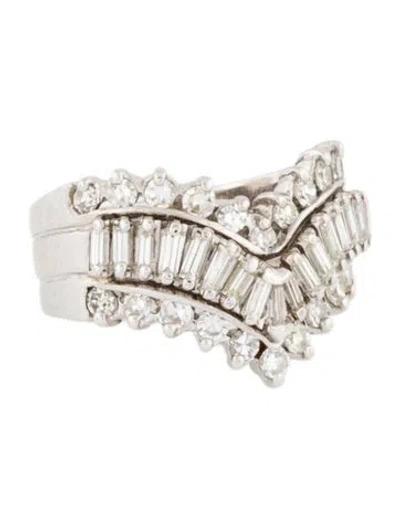 Pre-owned Ring 14k 1.81ctw Diamond V  In Multi