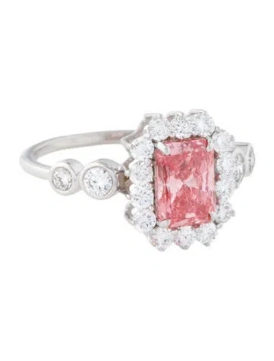 Pre-owned Ring 14k 1.84ctw Lab-grown Diamond Cocktail  In Multi