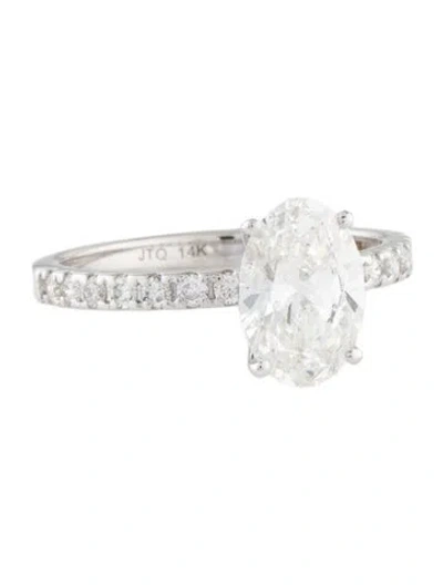 Pre-owned Ring 14k 1.87ct Lab-grown Diamond Engagement  In Multi
