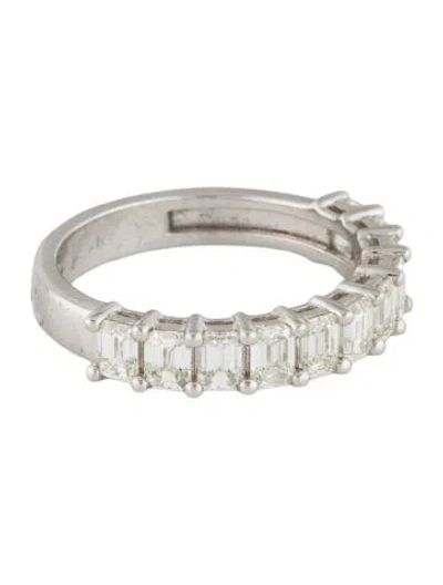 Pre-owned Ring 14k 1.87ctw Diamond Half Eternity Band In Multi