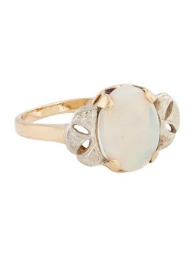 Pre-owned Ring 14k 1.91ctw Opal Cocktail  In Multi