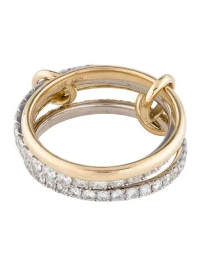 Pre-owned Ring 14k 1.94ctw Diamond Interlock  In Multi
