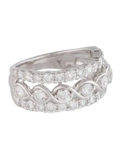 Pre-owned Ring 14k 1.94ctw Lab-grown Diamond Band  In Multicolor