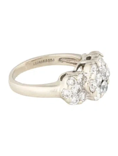 Pre-owned Ring 14k 1.95ctw Diamond Cluster  In Multi