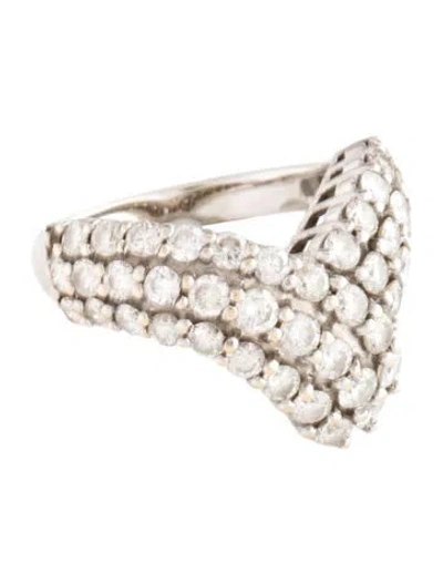 Pre-owned Ring 14k 1.97ctw Diamond Cocktail  In Multi