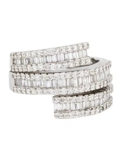 Pre-owned Ring 14k 1.97ctw Diamond Spiral Band  In Multi