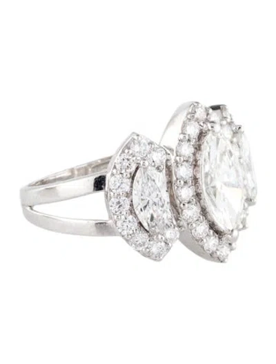 Pre-owned Ring 14k 1.97ctw Lab-grown Diamond Cocktail  In Multi