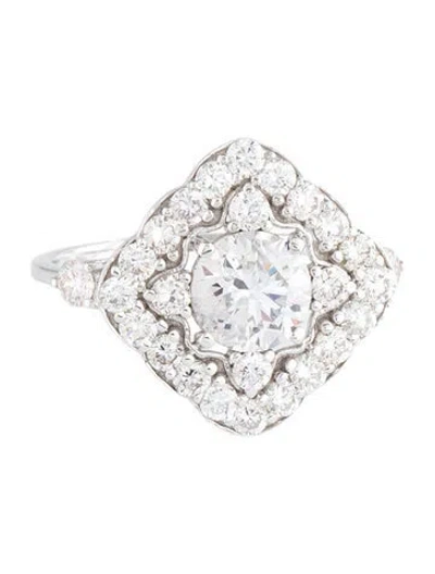 Pre-owned Ring 14k 1.97ctw Lab-grown Diamond Cocktail  In Multicolor