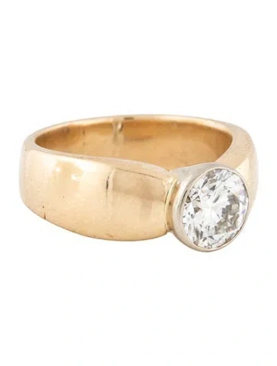Pre-owned Ring 14k 1.99ct Diamond Cocktail  In Multicolor