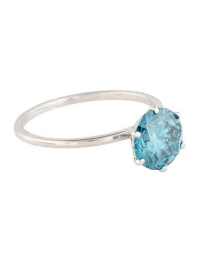 Pre-owned Ring 14k 2.00ct Lab-grown Diamond Cocktail  In Multi