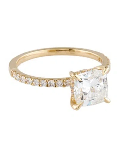 Pre-owned Ring 14k 2.00ct Lab-grown Diamond Cocktail  In Multi