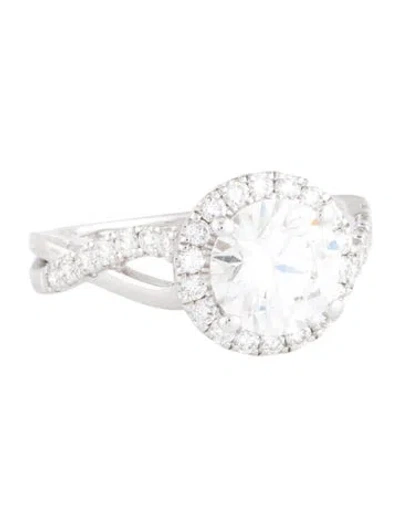 Pre-owned Ring 14k 2.00ct Lab-grown Diamond Cocktail  In Multi