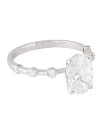 Pre-owned Ring 14k 2.00ct Lab-grown Diamond Cocktail  In Multi