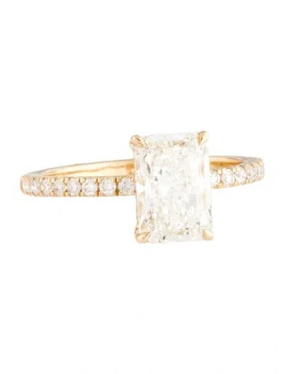 Pre-owned Ring 14k 2.00ct Lab-grown Diamond Cocktail  In Multicolor