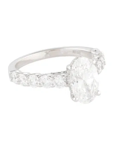 Pre-owned Ring 14k 2.00ct Lab-grown Diamond Engagement  In Multi