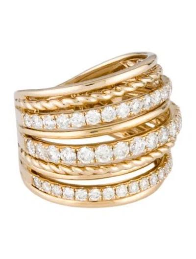 Pre-owned Ring 14k 2.00ctw Diamond Band  In Multicolor