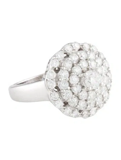 Pre-owned Ring 14k 2.00ctw Diamond Cocktail  In Multi