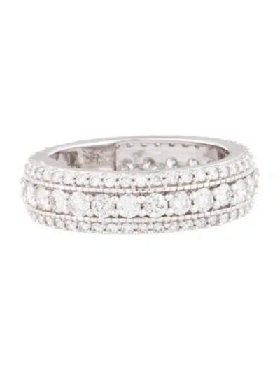 Pre-owned Ring 14k 2.00ctw Diamond Eternity Band  In Multi