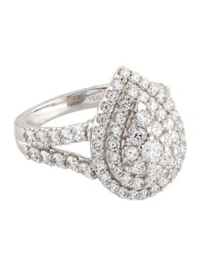 Pre-owned Ring 14k 2.00ctw Lab Grown Diamond Cocktail  In Multi