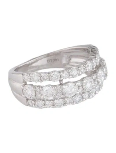 Pre-owned Ring 14k 2.00ctw Lab-grown Diamond Band  In Multicolor