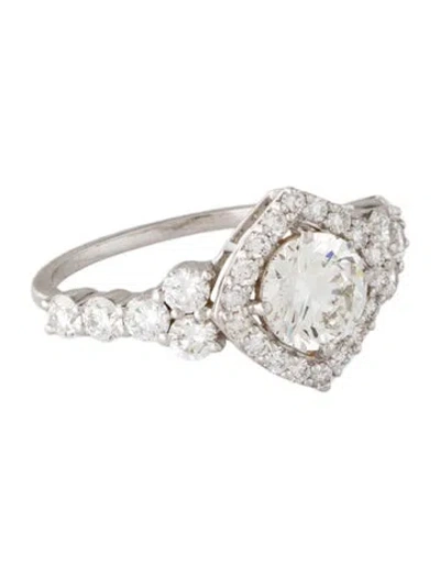 Pre-owned Ring 14k 2.00ctw Lab-grown Diamond Cocktail  In Multi