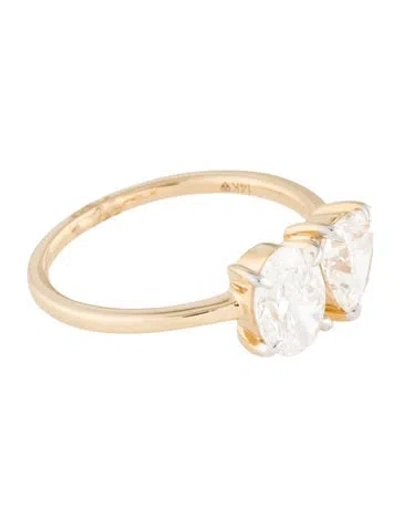 Pre-owned Ring 14k 2.00ctw Lab-grown Diamond Cocktail  In Multi
