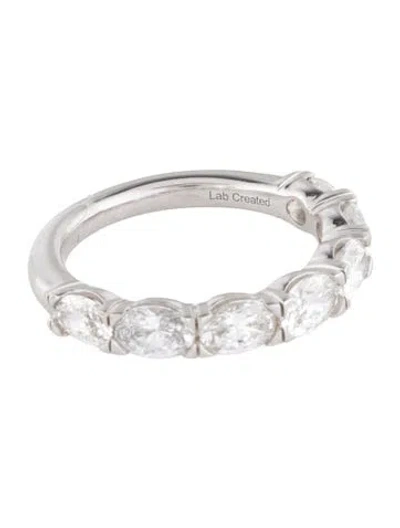 Pre-owned Ring 14k 2.00ctw Lab-grown Diamond Half Eternity  In Multi