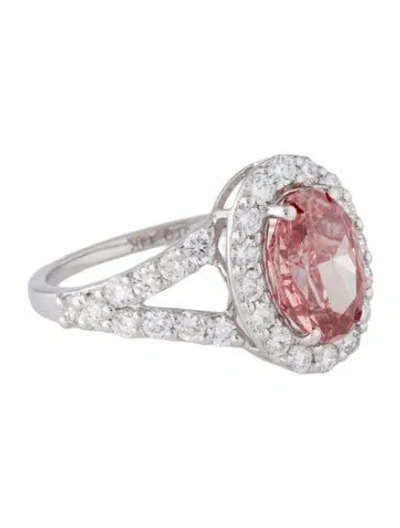 Pre-owned Ring 14k 2.01ct Lab-grown Diamond Engagement  In Multi