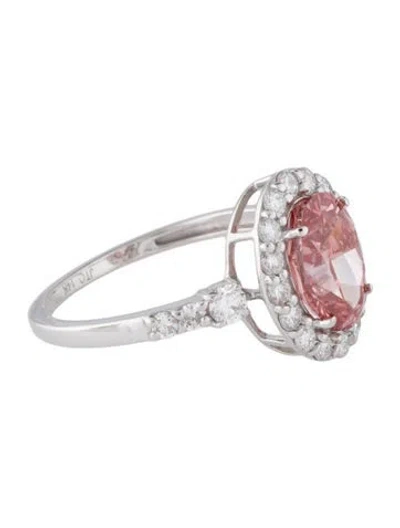 Pre-owned Ring 14k 2.02ct Lab-grown Diamond Engagement  In Multi