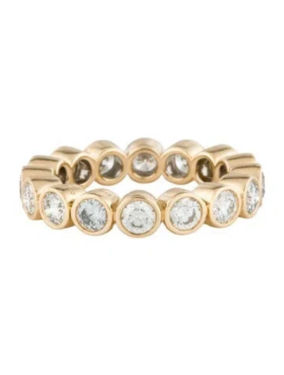 Pre-owned Ring 14k 2.03ctw Diamond Eternity Band In Multicolor