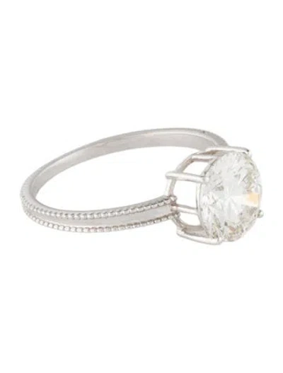 Pre-owned Ring 14k 2.03ctw Lab-grown Diamond Cocktail  In Multi