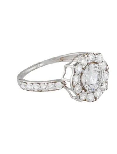 Pre-owned Ring 14k 2.03ctw Lab-grown Diamond Cocktail  In Multi