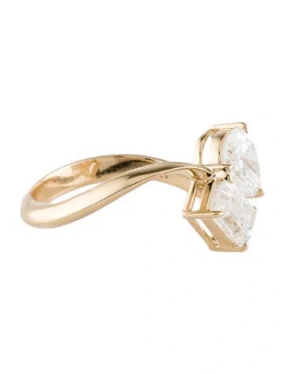 Pre-owned Ring 14k 2.03ctw Lab-grown Diamond Engagement  In Multi