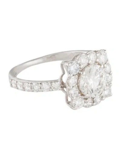 Pre-owned Ring 14k 2.04ctw Lab-grown Diamond Cocktail  In Multi