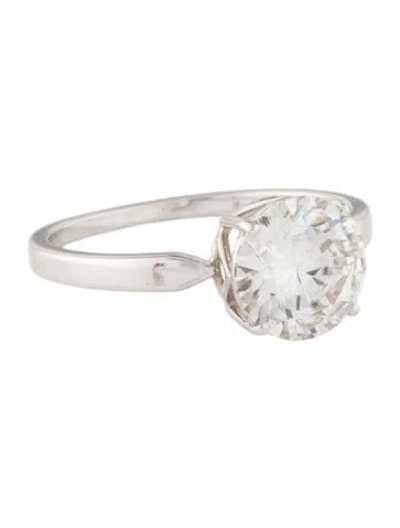 Pre-owned Ring 14k 2.05ct Lab-grown Diamond Engagement  In Multi