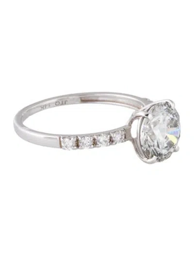 Pre-owned Ring 14k 2.05ct Lab-grown Diamond Engagement  In Multi