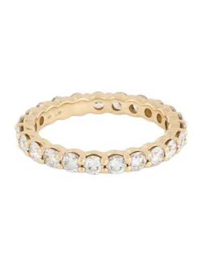 Pre-owned Ring 14k 2.05ctw Lab-grown Diamond Eternity Band In Multicolor