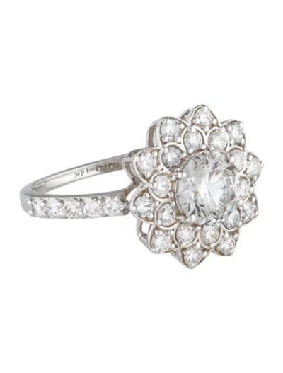Pre-owned Ring 14k 2.06ctw Lab-grown Diamond Cocktail  In Multi
