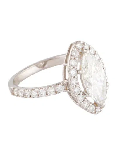 Pre-owned Ring 14k 2.06ctw Lab-grown Diamond Cocktail  In Multi