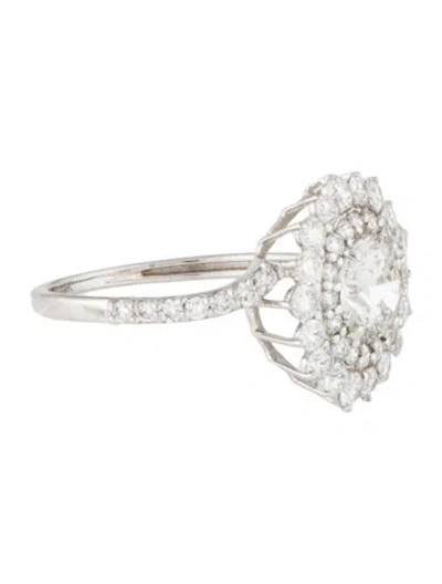 Pre-owned Ring 14k 2.08ctw Lab-grown Diamond Cocktail  In Multi