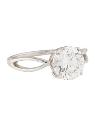 Pre-owned Ring 14k 2.10ct Lab-grown Diamond Engagement  In Multi