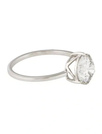 Pre-owned Ring 14k 2.10ct Lab-grown Diamond Engagement  In Multi
