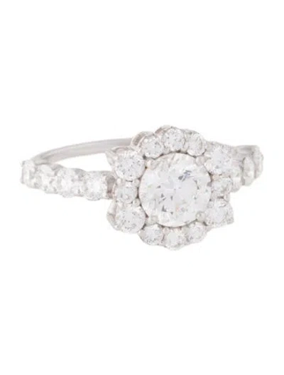 Pre-owned Ring 14k 2.10ctw Lab-grown Diamond Cocktail  In Multi