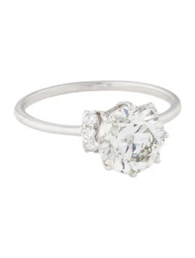 Pre-owned Ring 14k 2.12ctw Lab-grown Diamond Cocktail  In Multi