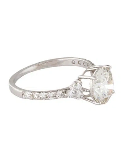 Pre-owned Ring 14k 2.13ct Lab-grown Diamond Engagement  In Multi